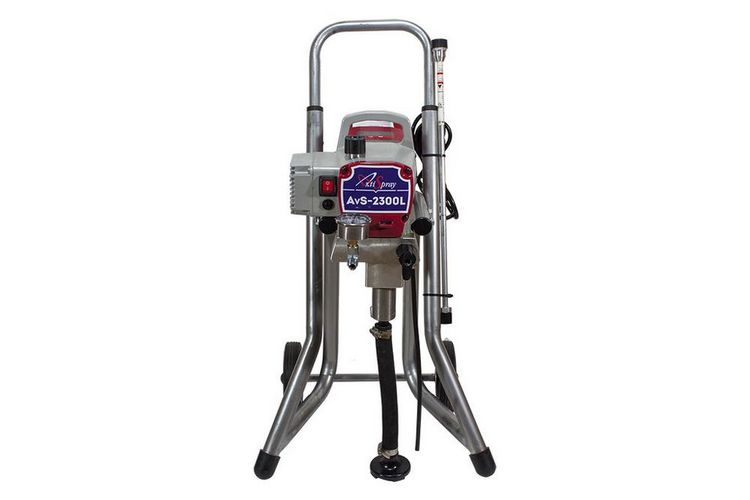 Аппарат окрасочный AktiSpray AvS-2300L, комплект 2,3 л/мин, 220 бар, 1500 Вт, 220 В, 50 Гц