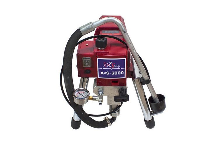 Аппарат окрасочный AktiSpray AvS-3000, комплект 3,0 л/мин, 220 бар, 1600 Вт, 220 В, 50 Гц