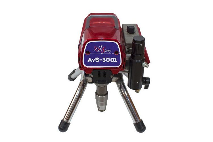 Аппарат окрасочный AktiSpray AvS-3001, комплект 3,0 л/мин, 230 бар, 1600 Вт, 220 В, 50 Гц