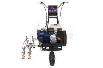 Разметочная машина AktiSpray AvS-4002DR, комплект на 2 пистолета 4,0 л/мин, 230 бар, бензин