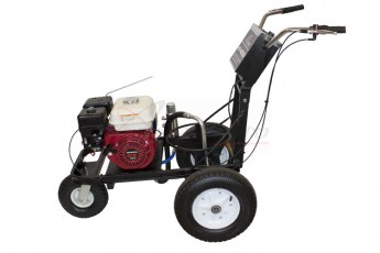 Разметочная машина AktiSpray AvS-4002DR, комплект на 2 пистолета 4,0 л/мин, 230 бар, бензин